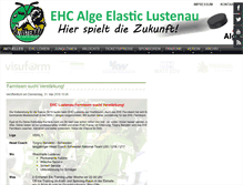 Tablet Screenshot of ehc-lustenau.at